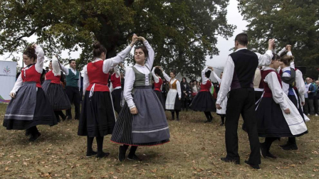 Miles de personas participan en el Nafarroa Oinez que se celebra este domingo en Alsasua