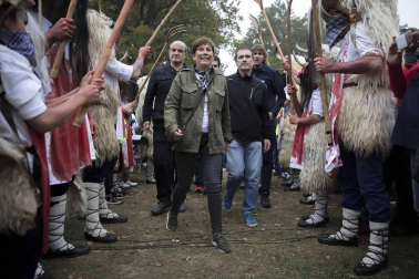 Miles de personas participan en el Nafarroa Oinez que se celebra este domingo en Alsasua