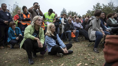 Miles de personas participan en el Nafarroa Oinez que se celebra este domingo en Alsasua