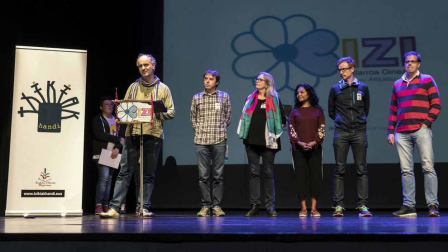 Miles de personas participan en el Nafarroa Oinez que se celebra este domingo en Alsasua