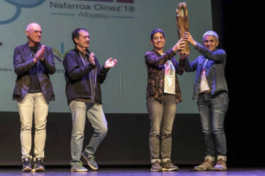 Miles de personas participan en el Nafarroa Oinez que se celebra este domingo en Alsasua