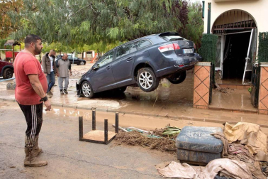 Fotos de las fuertes lluvias que han causado numerosas incidencias durante este domingo en Málaga.