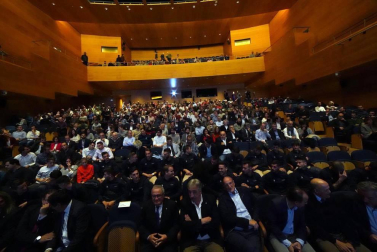 El Museo Universidad de Navarra acogió este miércoles, 24 de octubre, la gala de presentación de los cinco proyectos que aspiran a realizar la reforma de El Sadar.