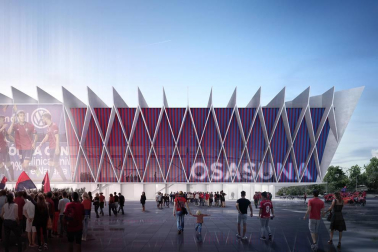 Propuesta del estudio Vaíllo ACR para la reforma del estadio rojillo.