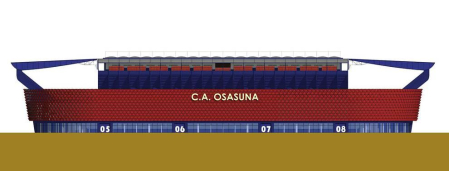 Propuesta del estudio AH Obenasa para la reforma del estadio rojillo
