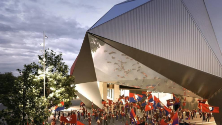 Propuesta del estudio TYM Herce para la reforma del estadio rojillo