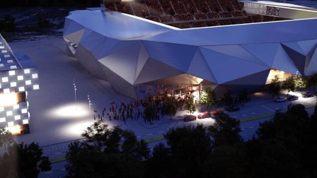 Propuesta del estudio TYM Herce para la reforma del estadio rojillo