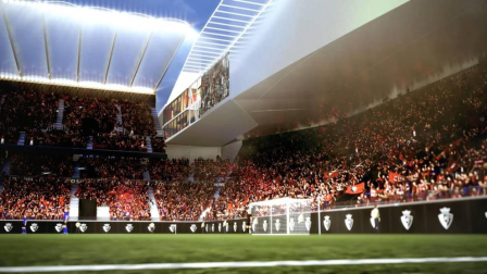 Propuesta del estudio TYM Herce para la reforma del estadio rojillo