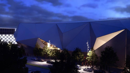 Propuesta del estudio TYM Herce para la reforma del estadio rojillo