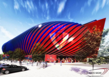 Propuesta del estudio DNA-W para la reforma del estadio rojillo