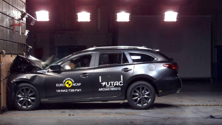 Los modelos Hyundai Nexo, Lexus ES y Mazda 6 han recibido la máxima puntuación en la última oleada de test de seguridad del Euro NCAP.