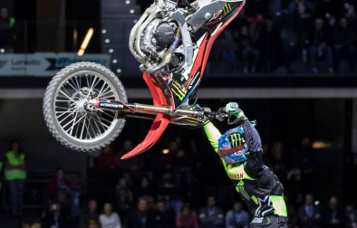 Cerca de 7.000 espectadores contemplaron el espectáculo X Gravity ayer en el Navarra Arena