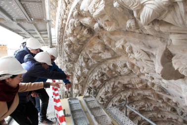 Imágenes de la Puerta del Juicio de la Catedral de Tudela