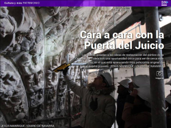 Además, las visitas guiadas a la Puerta del Juicio de la catedral de Tudela.