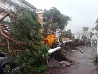 Al menos nueve personas han fallecido en el temporal que mantiene varias regiones italianas en Alerta por los fuertes vientos, las inundaciones y el derribo de árboles.