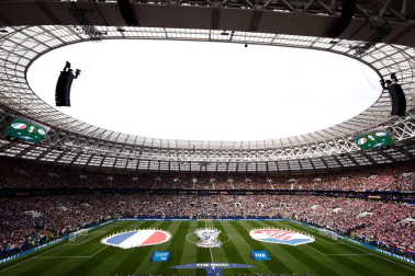 Galería de fotos de la final entre Francia y Croacia