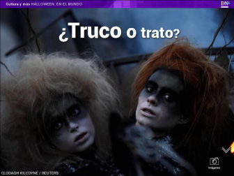 Además, Halloween, el mundo listo para asustar.