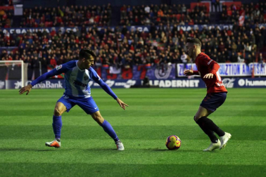 Imágenes del partido disputado en El Sadar entre Osasuna y Córdoba el 3 de noviembre de 2018.