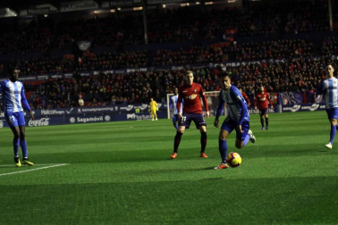 Imágenes del partido disputado en El Sadar entre Osasuna y Málaga el 3 de noviembre de 2018.