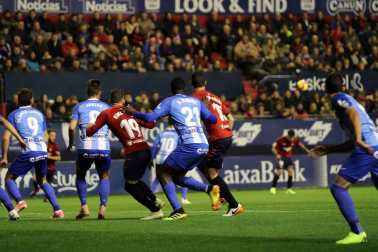Imágenes del partido disputado en El Sadar entre Osasuna y Málaga el 3 de noviembre de 2018.