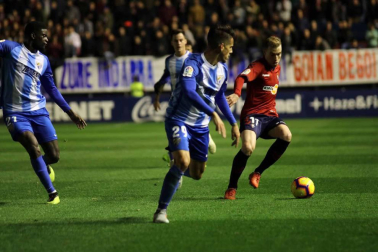 Imágenes del partido disputado en El Sadar entre Osasuna y Málaga el 3 de noviembre de 2018.