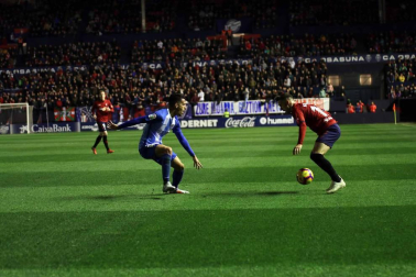 Imágenes del partido disputado en El Sadar entre Osasuna y Málaga el 3 de noviembre de 2018.