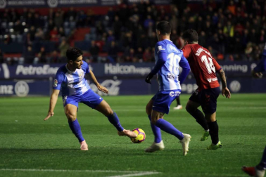 Imágenes del partido disputado en El Sadar entre Osasuna y Málaga el 3 de noviembre de 2018.