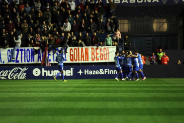 Imágenes del partido disputado en El Sadar entre Osasuna y Málaga el 3 de noviembre de 2018.