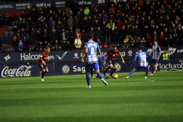 Imágenes del partido disputado en El Sadar entre Osasuna y Málaga el 3 de noviembre de 2018.