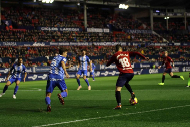 Imágenes del partido disputado en El Sadar entre Osasuna y Málaga el 3 de noviembre de 2018.