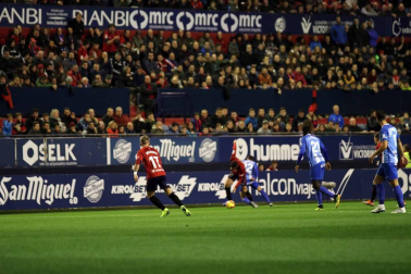 Imágenes del partido disputado en El Sadar entre Osasuna y Málaga el 3 de noviembre de 2018.