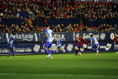 Imágenes del partido disputado en El Sadar entre Osasuna y Málaga el 3 de noviembre de 2018.