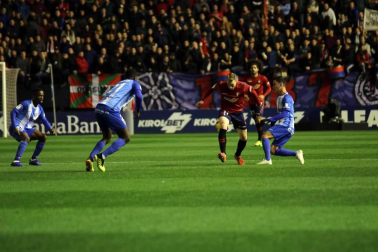 Imágenes del partido disputado en El Sadar entre Osasuna y Málaga el 3 de noviembre de 2018.
