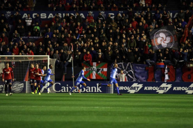 Imágenes del partido disputado en El Sadar entre Osasuna y Málaga el 3 de noviembre de 2018.
