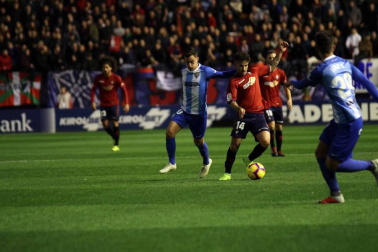 Imágenes del partido disputado en El Sadar entre Osasuna y Málaga el 3 de noviembre de 2018.