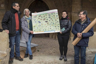 Inauguración de la microrreserva de mariposas 'el Inauguración de la microrreserva de mariposas 'El león dormido', en Lapoblacióndormido', en Lapoblación