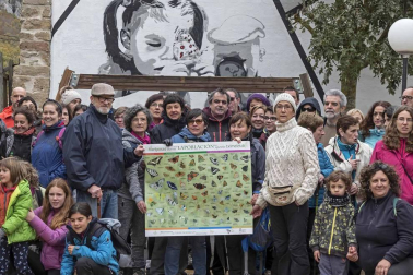 Inauguración de la microrreserva de mariposas 'el Inauguración de la microrreserva de mariposas 'El león dormido', en Lapoblacióndormido', en Lapoblación