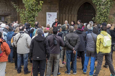 Inauguración de la microrreserva de mariposas 'el Inauguración de la microrreserva de mariposas 'El león dormido', en Lapoblacióndormido', en Lapoblación