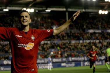 Imágenes del partido disputado en El Sadar entre Osasuna y Tenerife el 17 de noviembre de 2018.