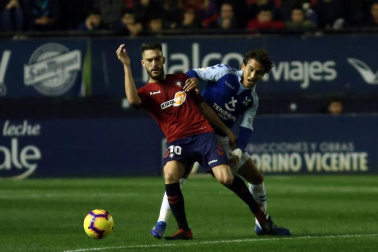 Imágenes del partido disputado en El Sadar entre Osasuna y Tenerife el 17 de noviembre de 2018.