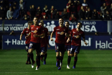 Imágenes del partido disputado en El Sadar entre Osasuna y Tenerife el 17 de noviembre de 2018.