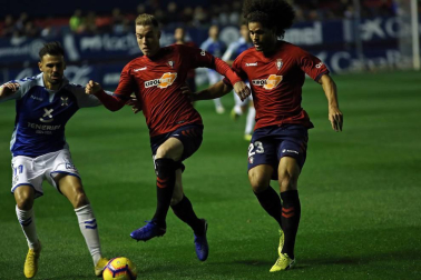 Imágenes del partido disputado en El Sadar entre Osasuna y Tenerife el 17 de noviembre de 2018.