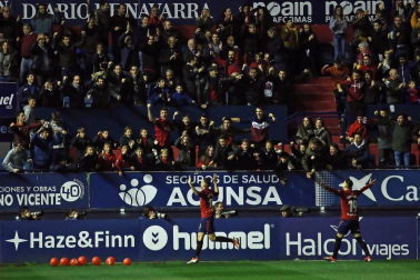 Imágenes del partido disputado en El Sadar entre Osasuna y Tenerife el 17 de noviembre de 2018.