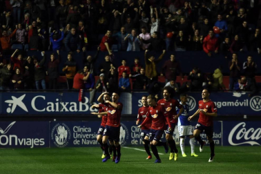 Imágenes del partido disputado en El Sadar entre Osasuna y Tenerife el 17 de noviembre de 2018.