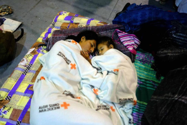 Así es la denominada 'carava migrante'. Miles de emigrantes centroamericanos huyen de la violencia de sus países hacia la frontera con Estados Unidos.