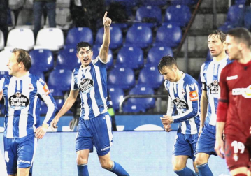 Gol del Deportivo.
