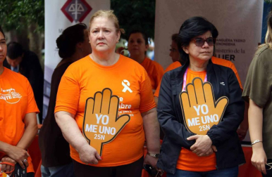 Ciudades de todo el mundo se han manifestado en el Día Internacional para la Eliminación de la Violencia contra las Mujeres
