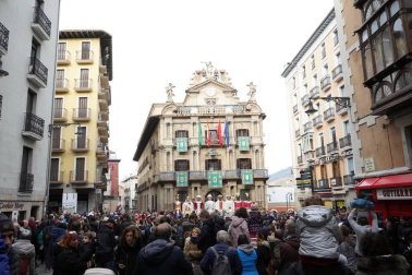 La festividad de San Saturnino ha arrancado con el desfile de Gigantes y Cabezudos