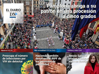 Además, Pamplona arropa a San Saturnino en una procesión a cinco grados