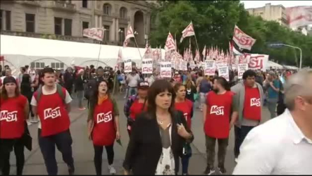 Argentina recibe a los líderes mundiales del G-20 con protestas en las calles